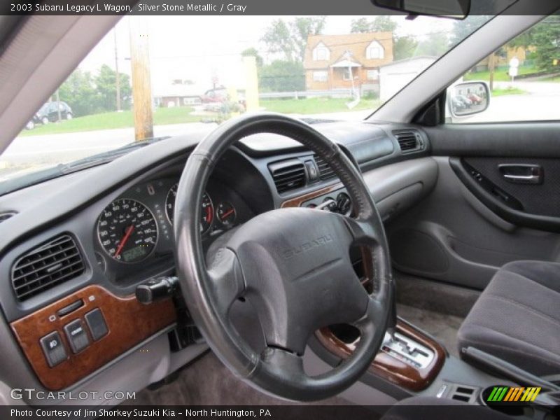 Silver Stone Metallic / Gray 2003 Subaru Legacy L Wagon