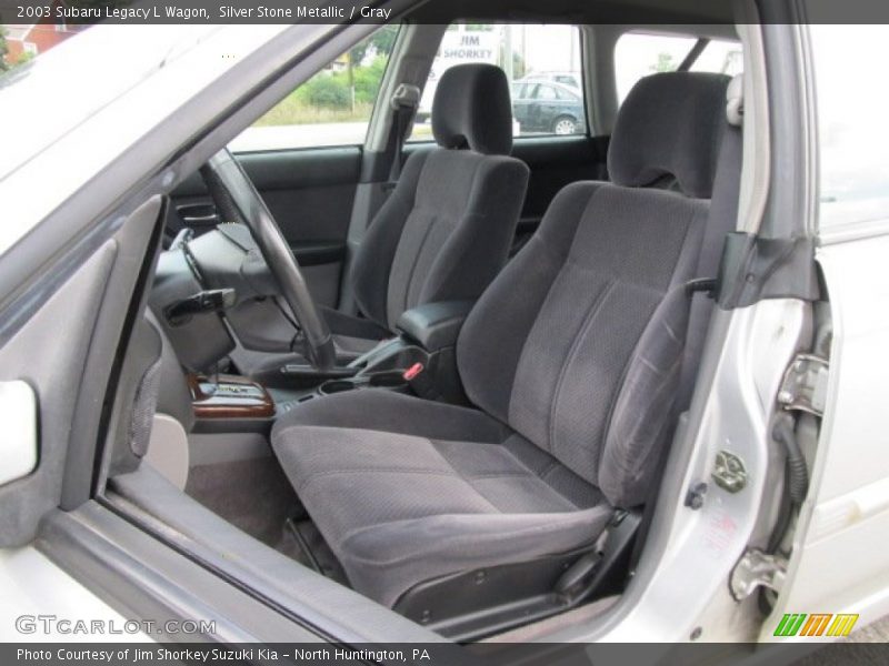 Silver Stone Metallic / Gray 2003 Subaru Legacy L Wagon