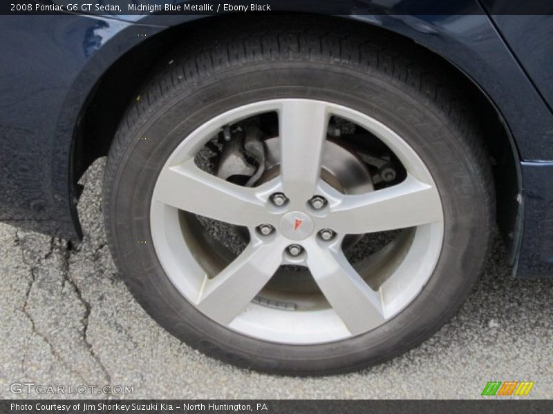 Midnight Blue Metallic / Ebony Black 2008 Pontiac G6 GT Sedan