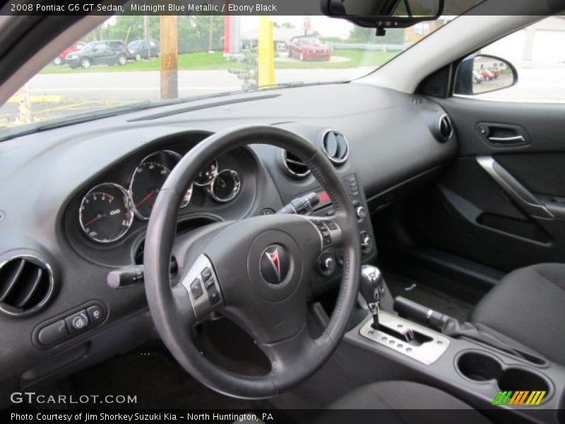 Midnight Blue Metallic / Ebony Black 2008 Pontiac G6 GT Sedan