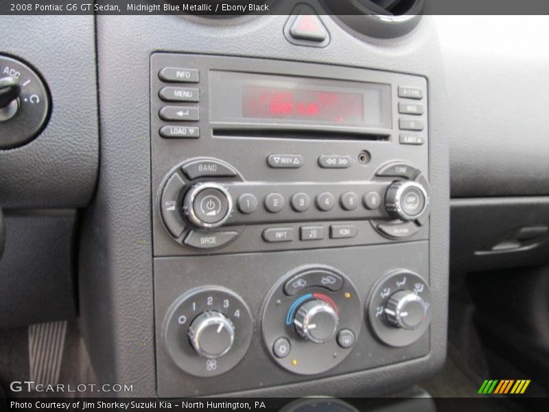 Midnight Blue Metallic / Ebony Black 2008 Pontiac G6 GT Sedan