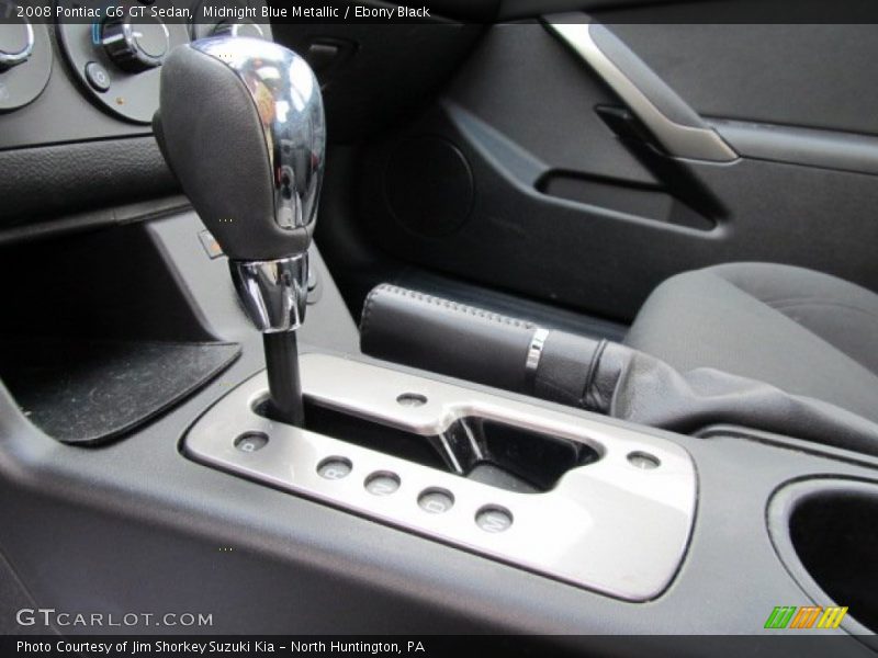 Midnight Blue Metallic / Ebony Black 2008 Pontiac G6 GT Sedan