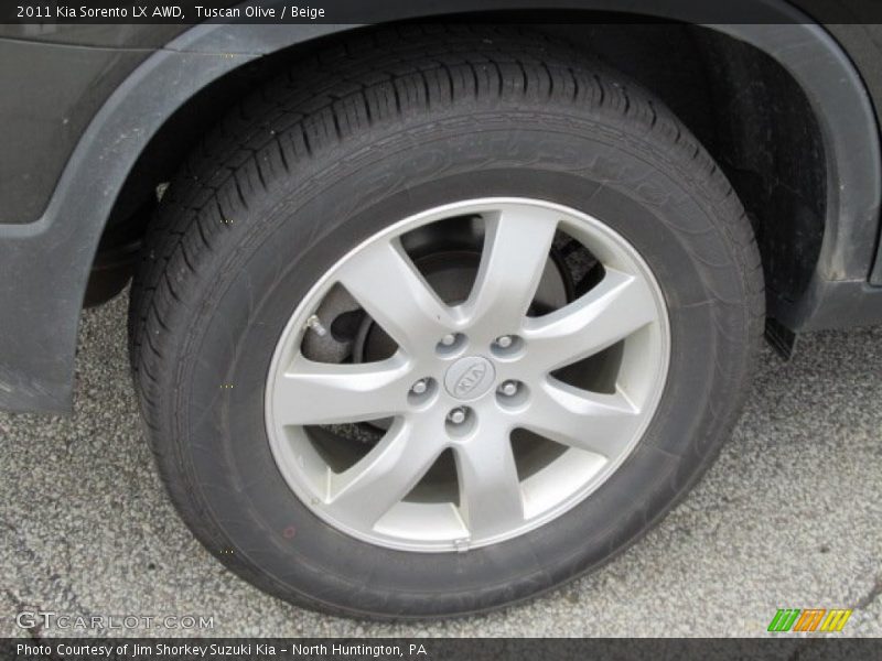 Tuscan Olive / Beige 2011 Kia Sorento LX AWD