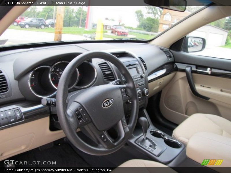 Tuscan Olive / Beige 2011 Kia Sorento LX AWD