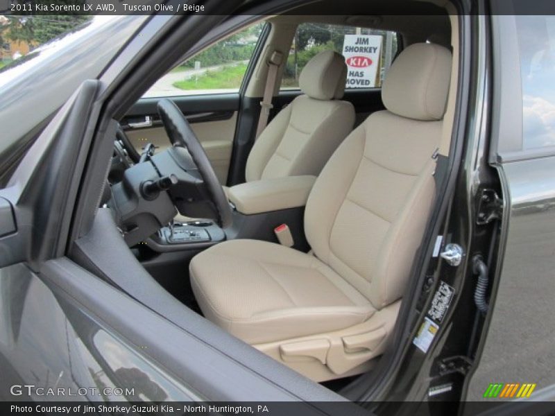 Tuscan Olive / Beige 2011 Kia Sorento LX AWD