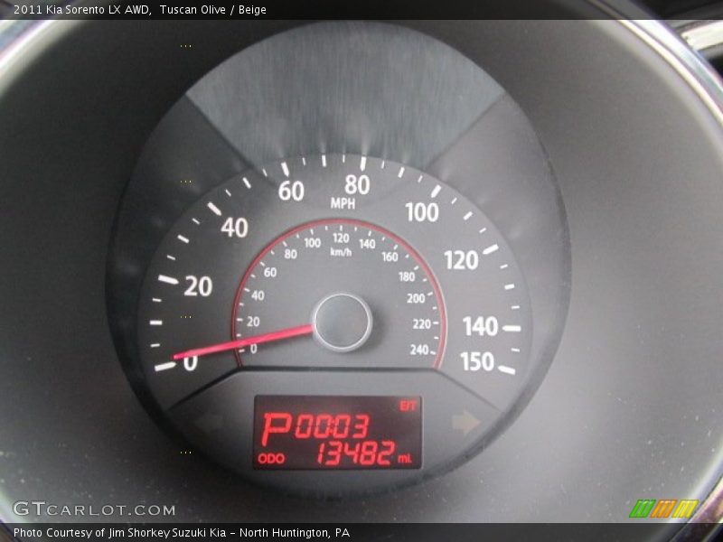 Tuscan Olive / Beige 2011 Kia Sorento LX AWD