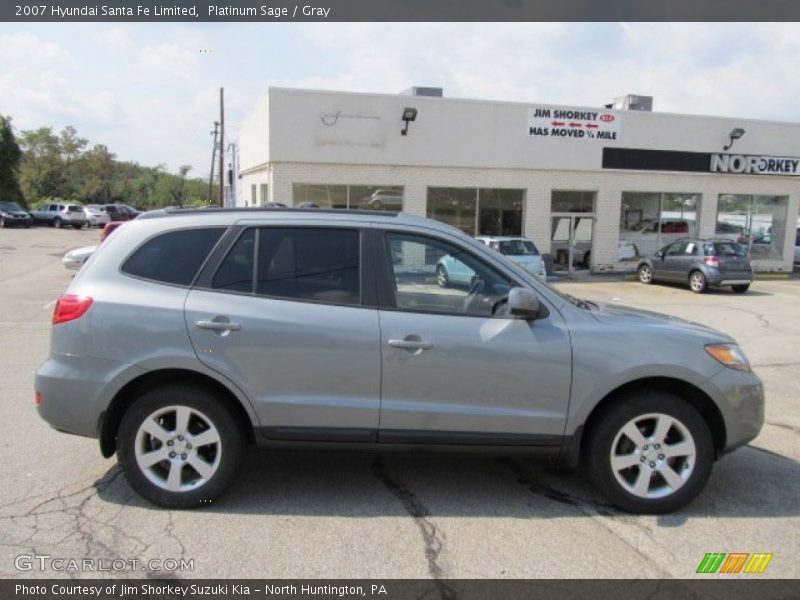 Platinum Sage / Gray 2007 Hyundai Santa Fe Limited