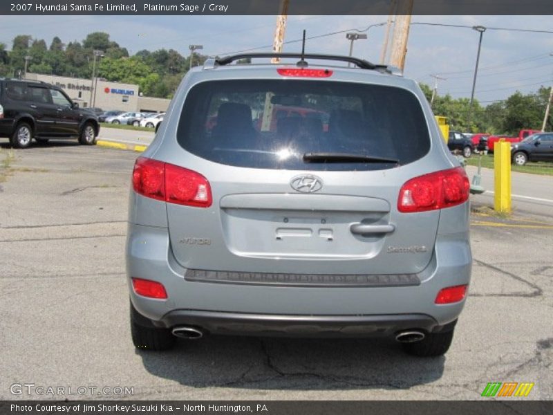 Platinum Sage / Gray 2007 Hyundai Santa Fe Limited
