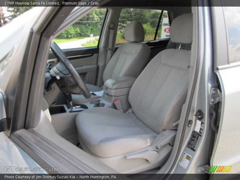 Platinum Sage / Gray 2007 Hyundai Santa Fe Limited