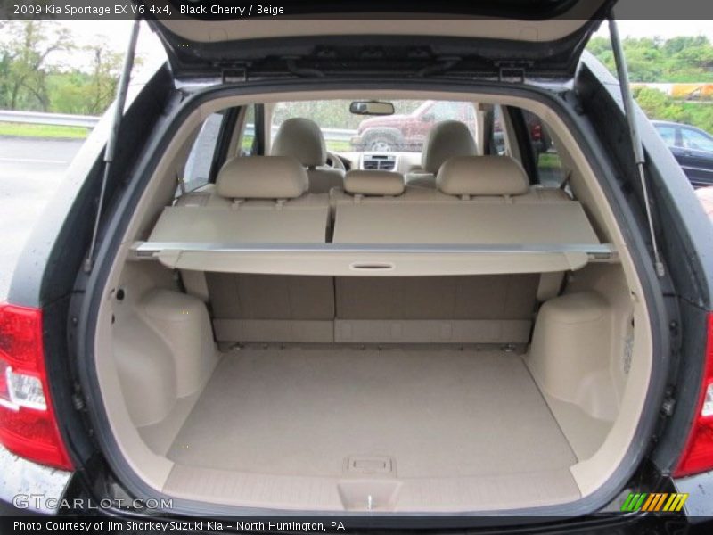 Black Cherry / Beige 2009 Kia Sportage EX V6 4x4