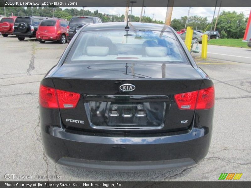 Ebony Black / Stone 2010 Kia Forte EX