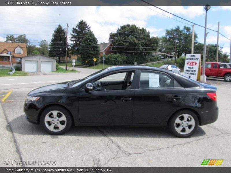 Ebony Black / Stone 2010 Kia Forte EX