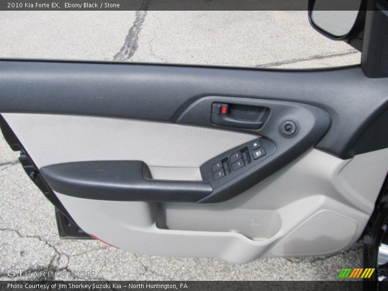 Ebony Black / Stone 2010 Kia Forte EX