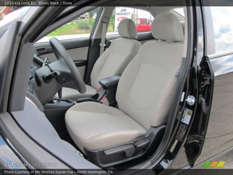 Ebony Black / Stone 2010 Kia Forte EX
