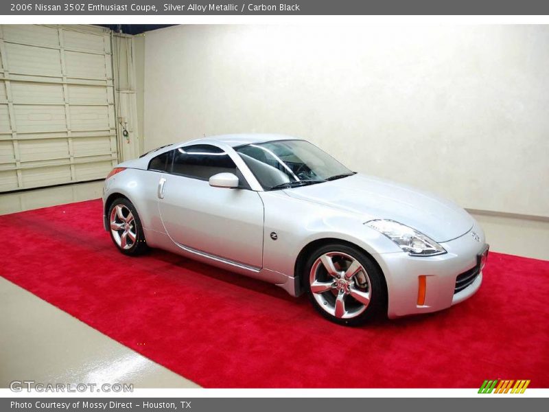 Silver Alloy Metallic / Carbon Black 2006 Nissan 350Z Enthusiast Coupe