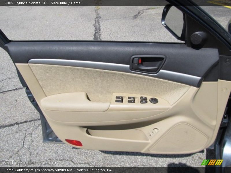 Slate Blue / Camel 2009 Hyundai Sonata GLS