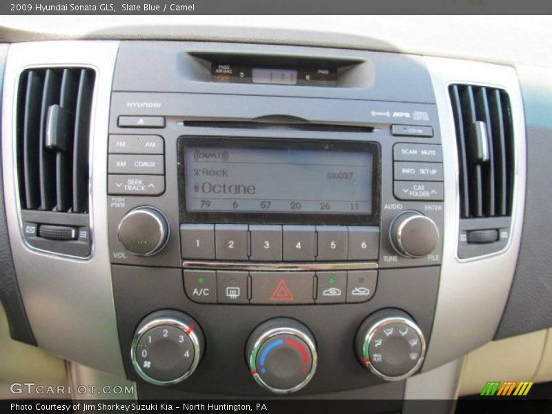 Slate Blue / Camel 2009 Hyundai Sonata GLS