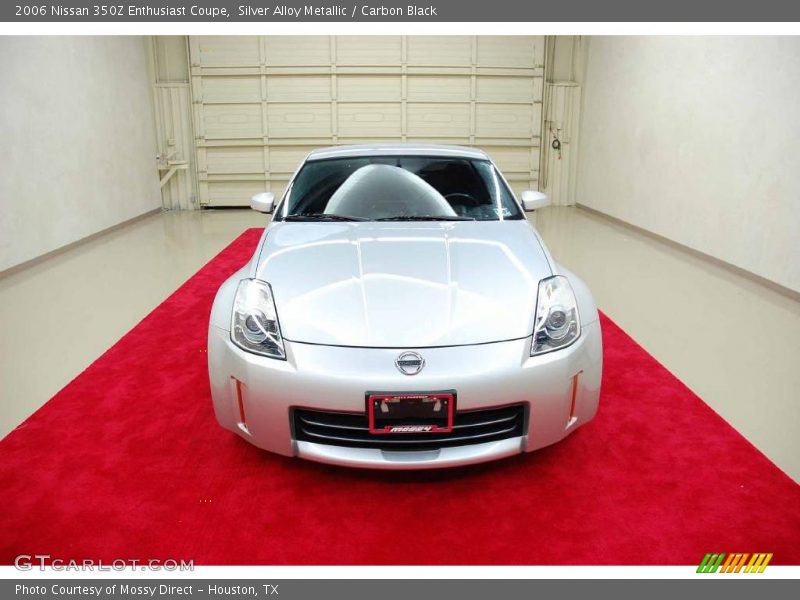 Silver Alloy Metallic / Carbon Black 2006 Nissan 350Z Enthusiast Coupe