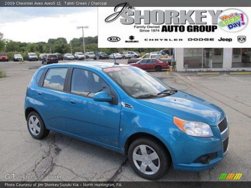Tahiti Green / Charcoal 2009 Chevrolet Aveo Aveo5 LS