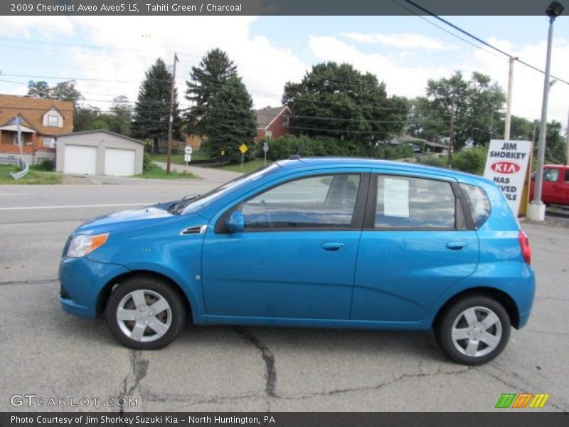 Tahiti Green / Charcoal 2009 Chevrolet Aveo Aveo5 LS