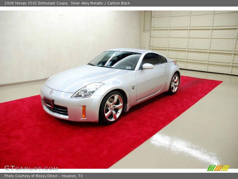 Silver Alloy Metallic / Carbon Black 2006 Nissan 350Z Enthusiast Coupe