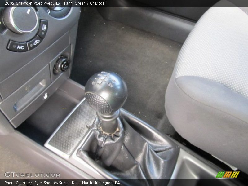 Tahiti Green / Charcoal 2009 Chevrolet Aveo Aveo5 LS