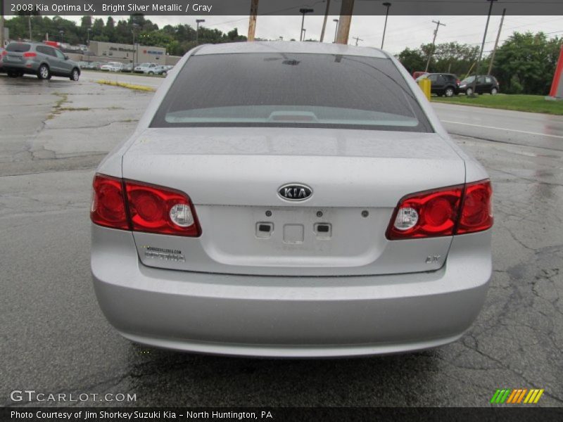 Bright Silver Metallic / Gray 2008 Kia Optima LX