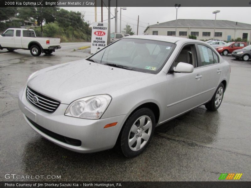 Bright Silver Metallic / Gray 2008 Kia Optima LX
