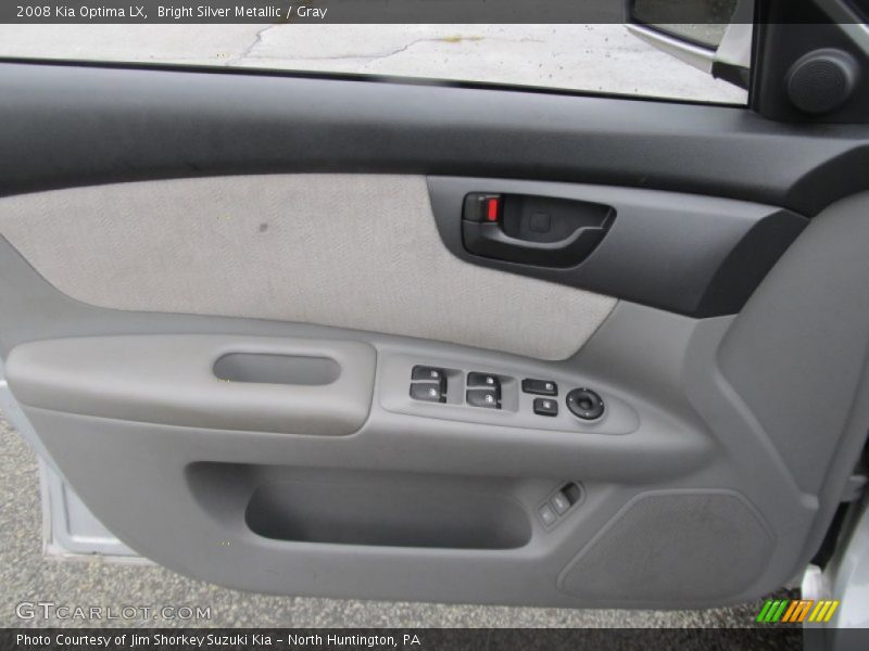 Bright Silver Metallic / Gray 2008 Kia Optima LX