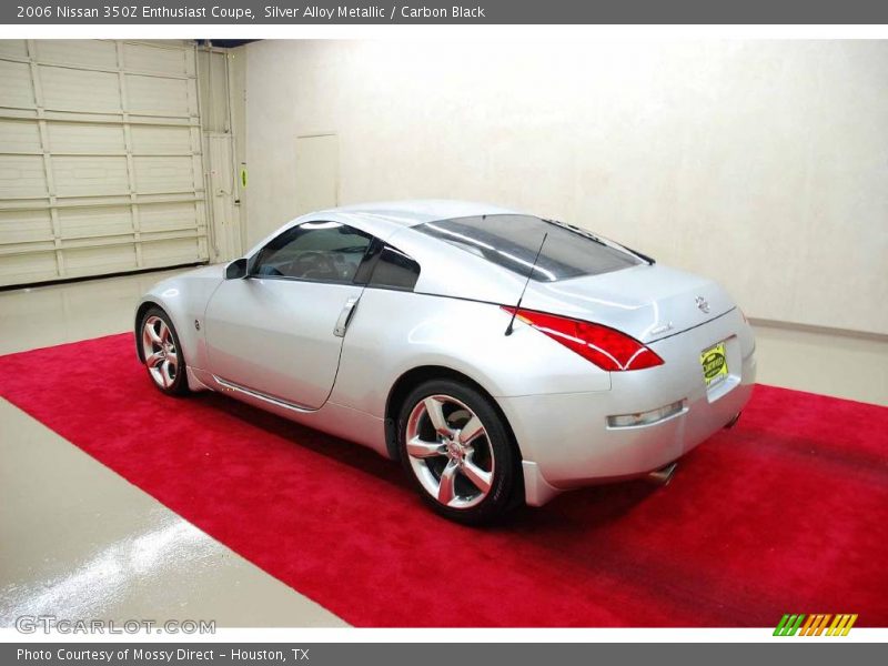 Silver Alloy Metallic / Carbon Black 2006 Nissan 350Z Enthusiast Coupe
