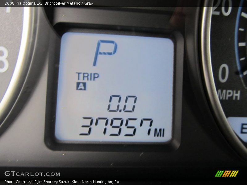 Bright Silver Metallic / Gray 2008 Kia Optima LX