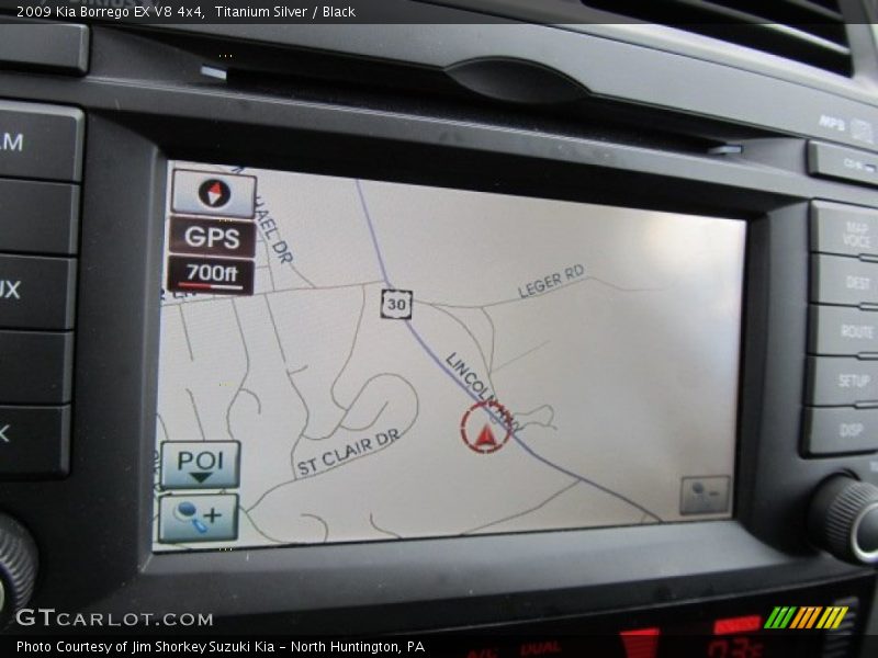 Titanium Silver / Black 2009 Kia Borrego EX V8 4x4