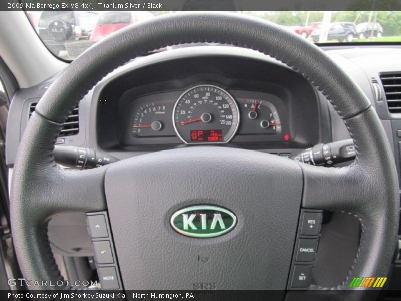 Titanium Silver / Black 2009 Kia Borrego EX V8 4x4