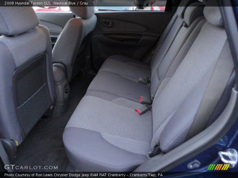 Nautical Blue / Gray 2008 Hyundai Tucson GLS