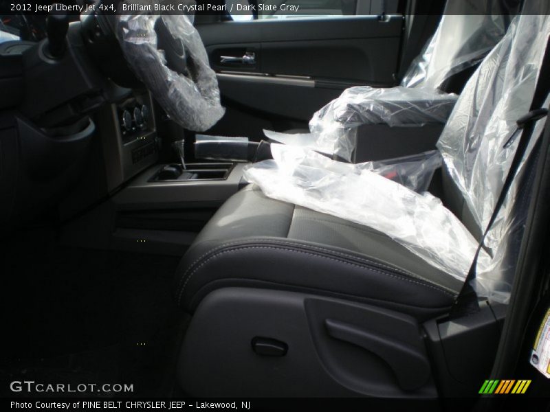 Brilliant Black Crystal Pearl / Dark Slate Gray 2012 Jeep Liberty Jet 4x4