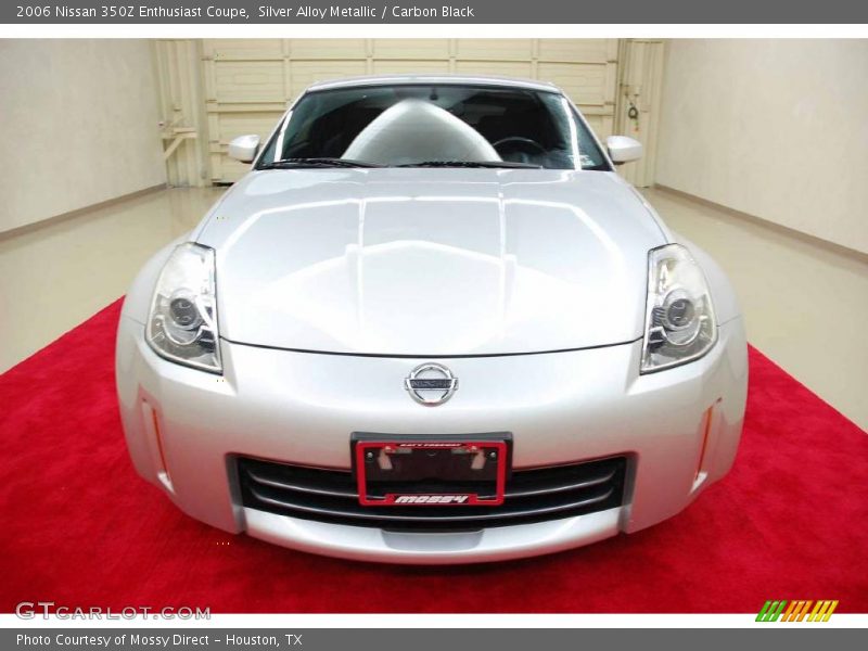 Silver Alloy Metallic / Carbon Black 2006 Nissan 350Z Enthusiast Coupe