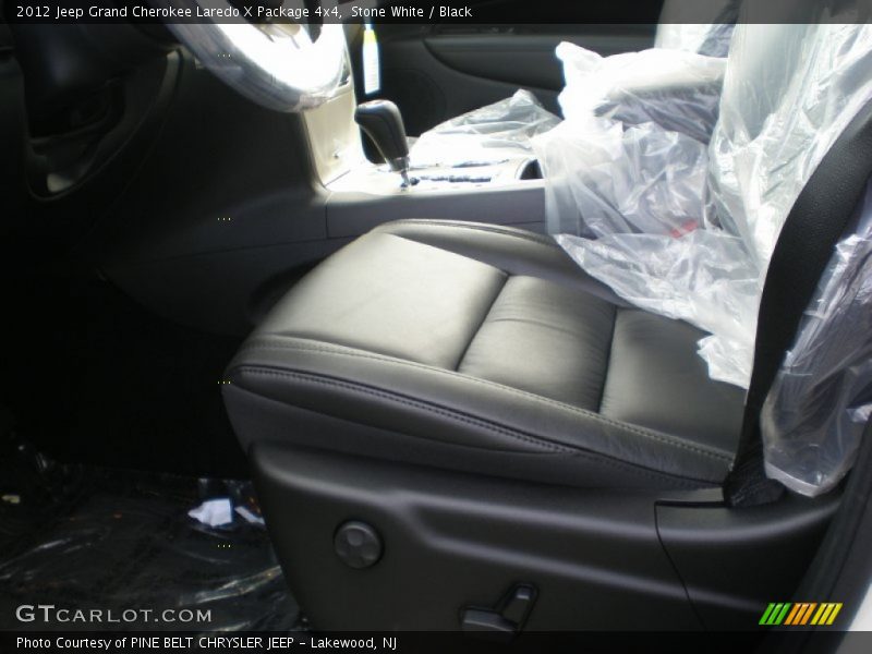 Stone White / Black 2012 Jeep Grand Cherokee Laredo X Package 4x4