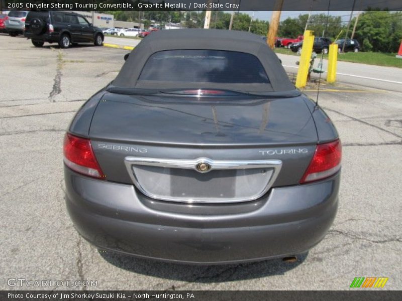 Graphite Metallic / Dark Slate Gray 2005 Chrysler Sebring Touring Convertible