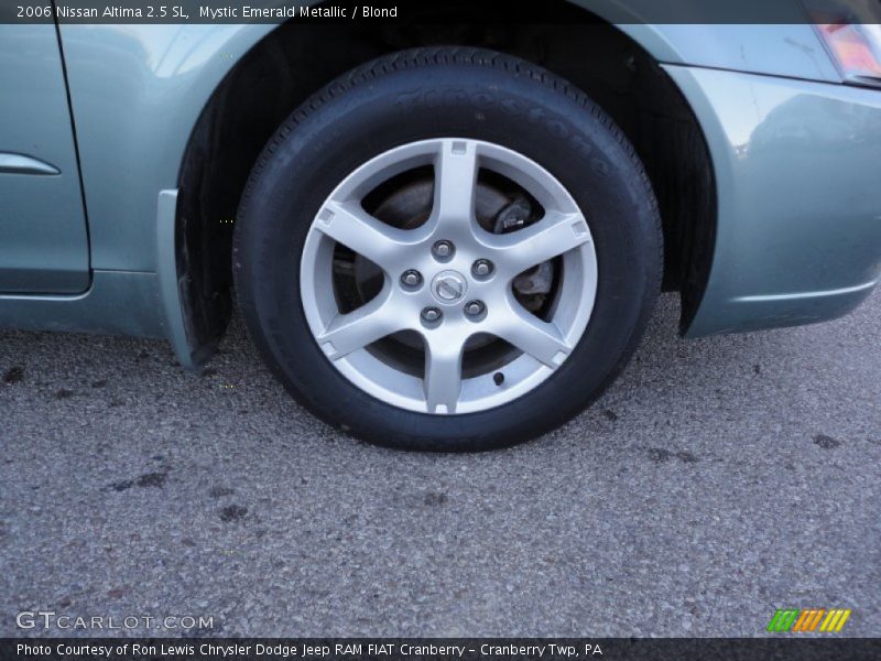 Mystic Emerald Metallic / Blond 2006 Nissan Altima 2.5 SL