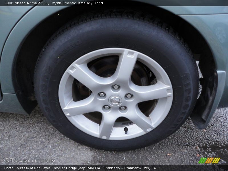 Mystic Emerald Metallic / Blond 2006 Nissan Altima 2.5 SL