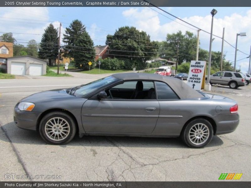 Graphite Metallic / Dark Slate Gray 2005 Chrysler Sebring Touring Convertible