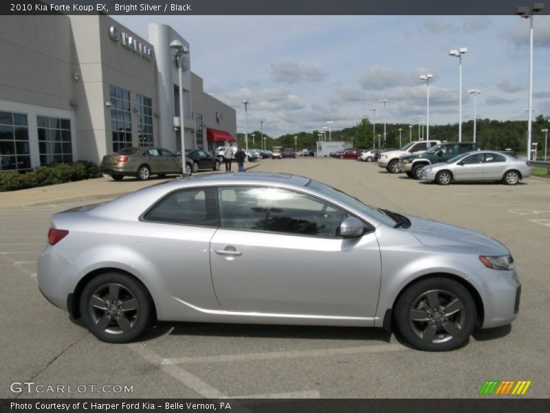 Bright Silver / Black 2010 Kia Forte Koup EX