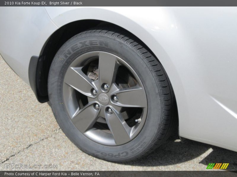 Bright Silver / Black 2010 Kia Forte Koup EX