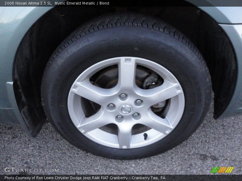 Mystic Emerald Metallic / Blond 2006 Nissan Altima 2.5 SL