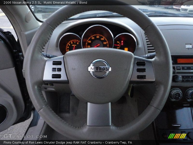 Mystic Emerald Metallic / Blond 2006 Nissan Altima 2.5 SL