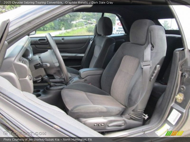 Graphite Metallic / Dark Slate Gray 2005 Chrysler Sebring Touring Convertible