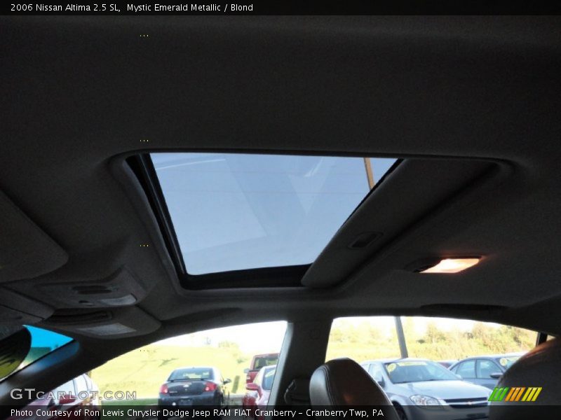 Mystic Emerald Metallic / Blond 2006 Nissan Altima 2.5 SL