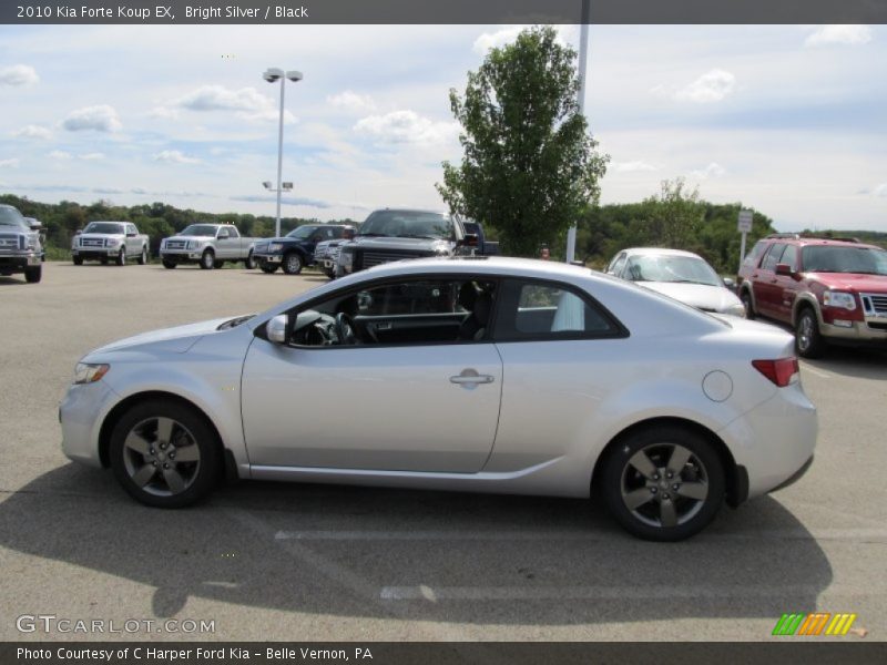 Bright Silver / Black 2010 Kia Forte Koup EX