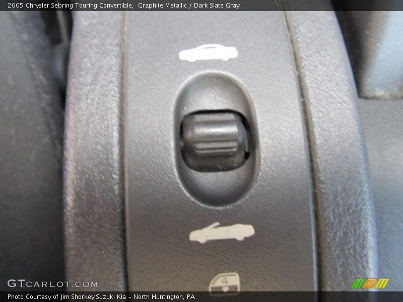 Graphite Metallic / Dark Slate Gray 2005 Chrysler Sebring Touring Convertible