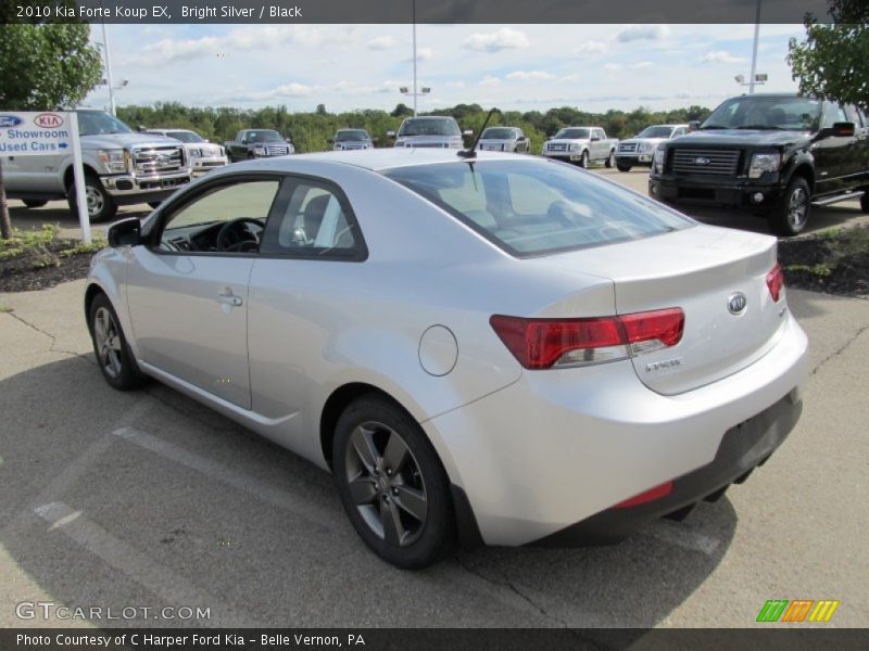 Bright Silver / Black 2010 Kia Forte Koup EX